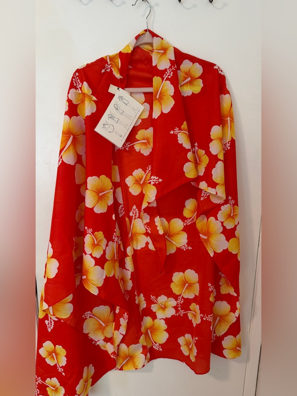 Hawaiian 🌺 Flower Sarong Wrap Dress